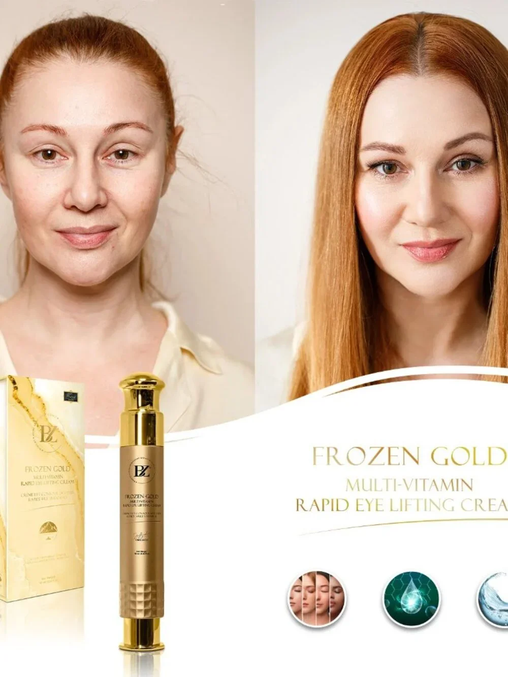 Below Zero Frozen Gold Multivitamin Rapid Eye Lifting Cream